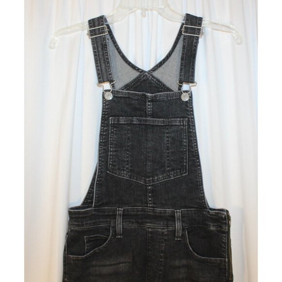 Levi's Women's Skinny Overalls Size 28 Black Ankle Ranch Farm Cowgirl Western - Picture 2 of 10